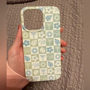 Beach-themed iPhone 13 Pro case